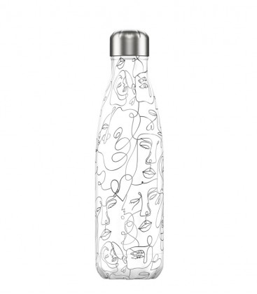 Chillys Bottle Line Art Faces 500